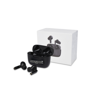 True Wireless Earbuds with Case- Black